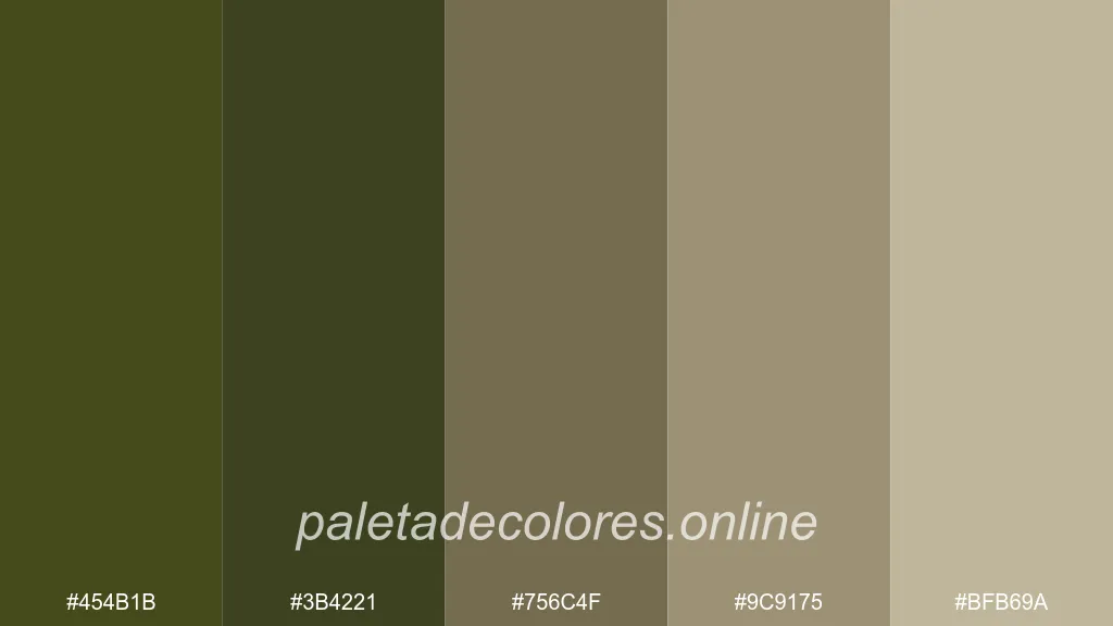 Verdes rústicos combinados con la calidez de los tonos de madera desgastada.