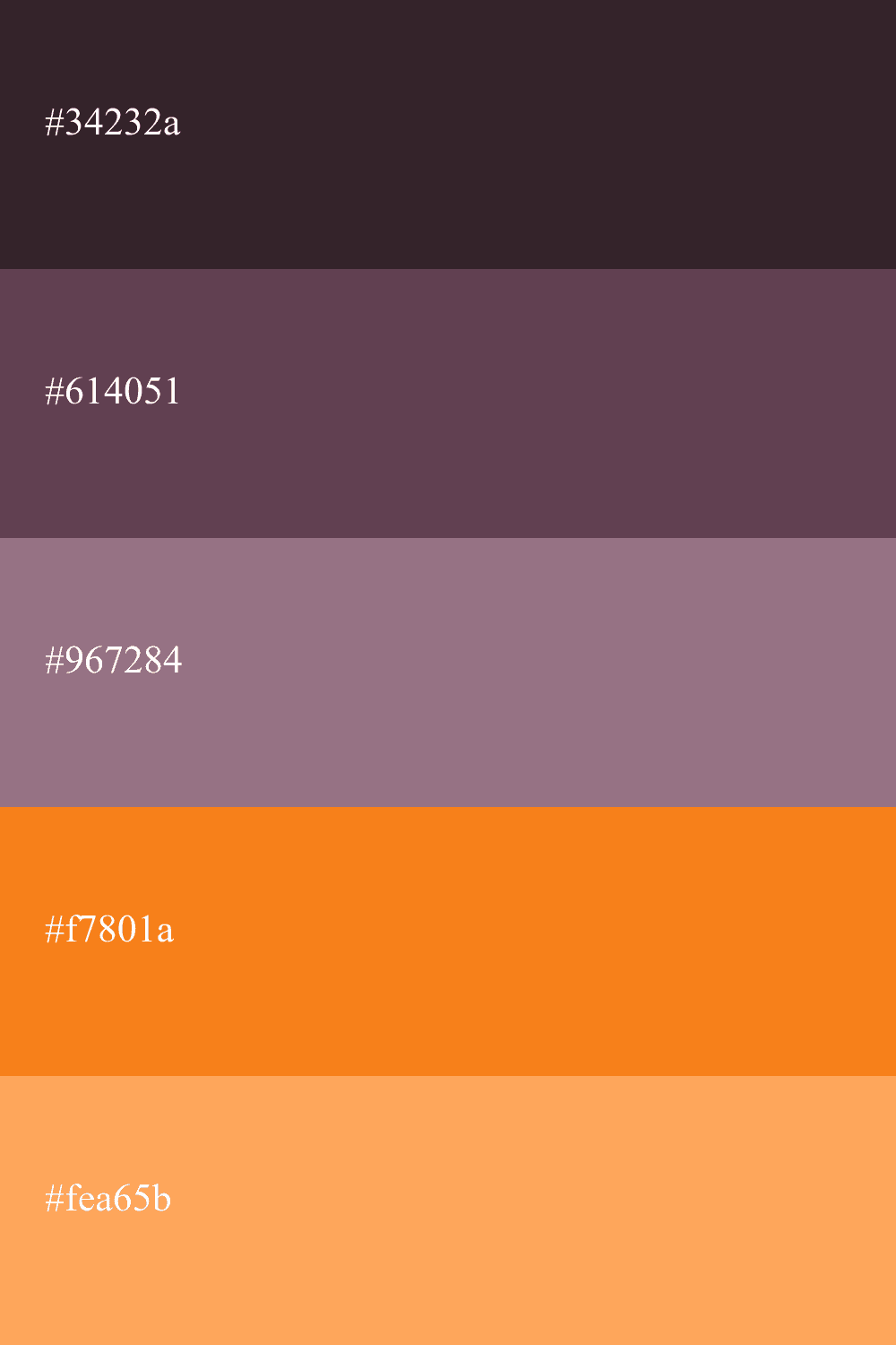 Aubergine und Orange