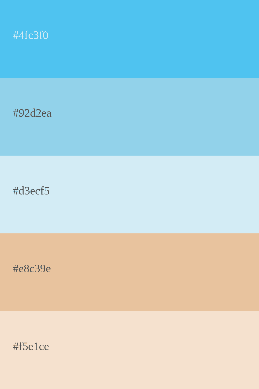 mezcla colores vintage celeste y beige