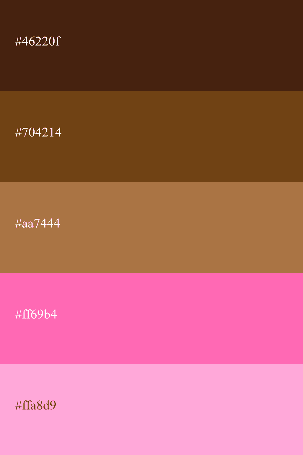 Sepia und rosa Farbe