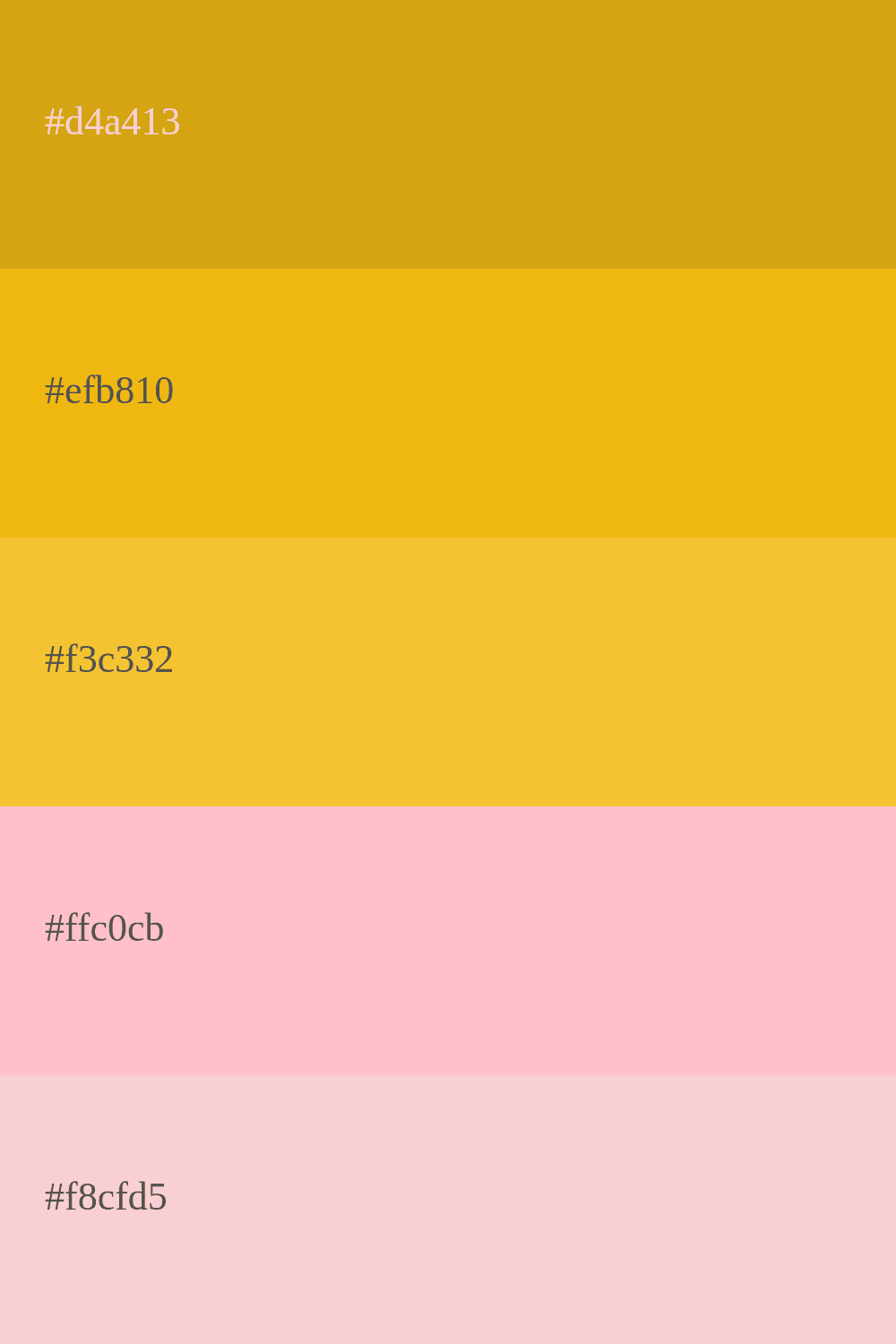 Combinação de ouro e rosa