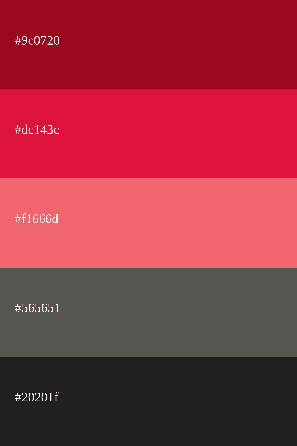 color carmesi y gris