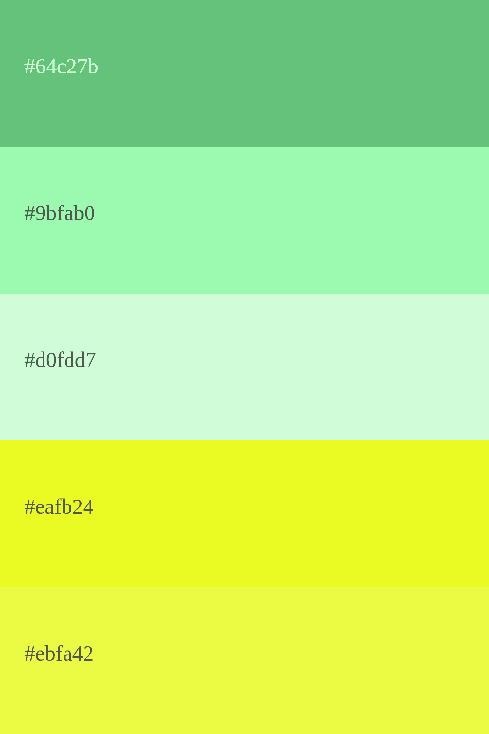 cor verde menta y amarelo
