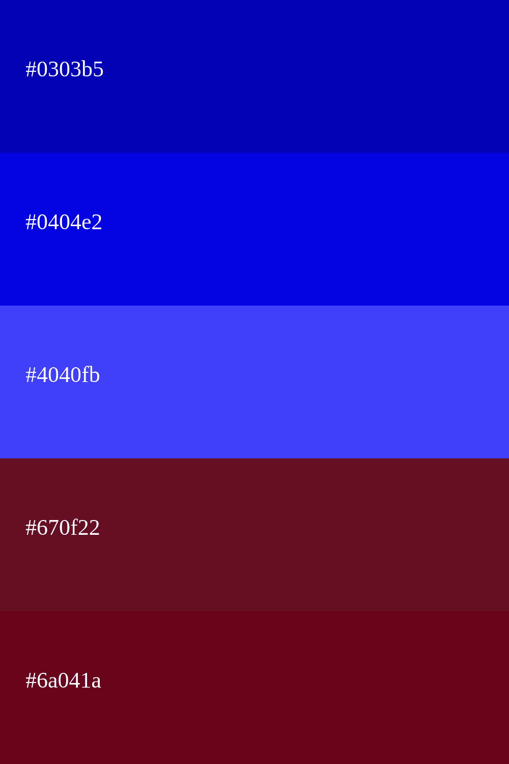 azul rey y vinotinto