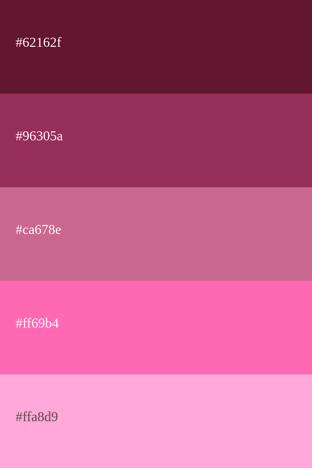 bordô e rosa