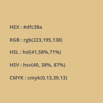 códigos del color caqui