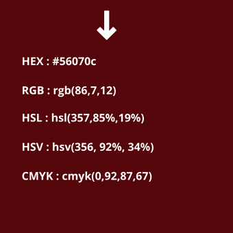 códigos del color vino