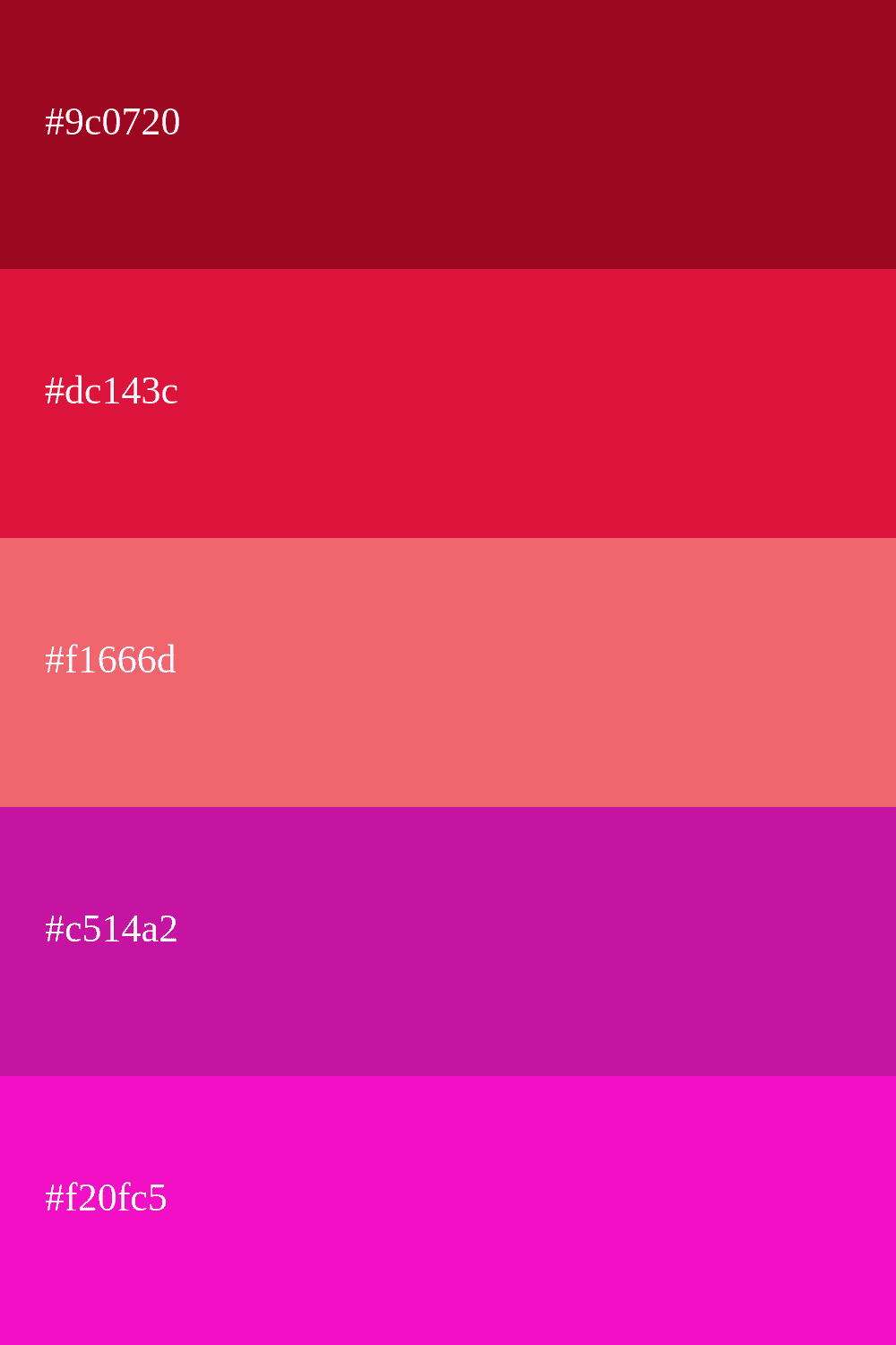 color carmesi y morado