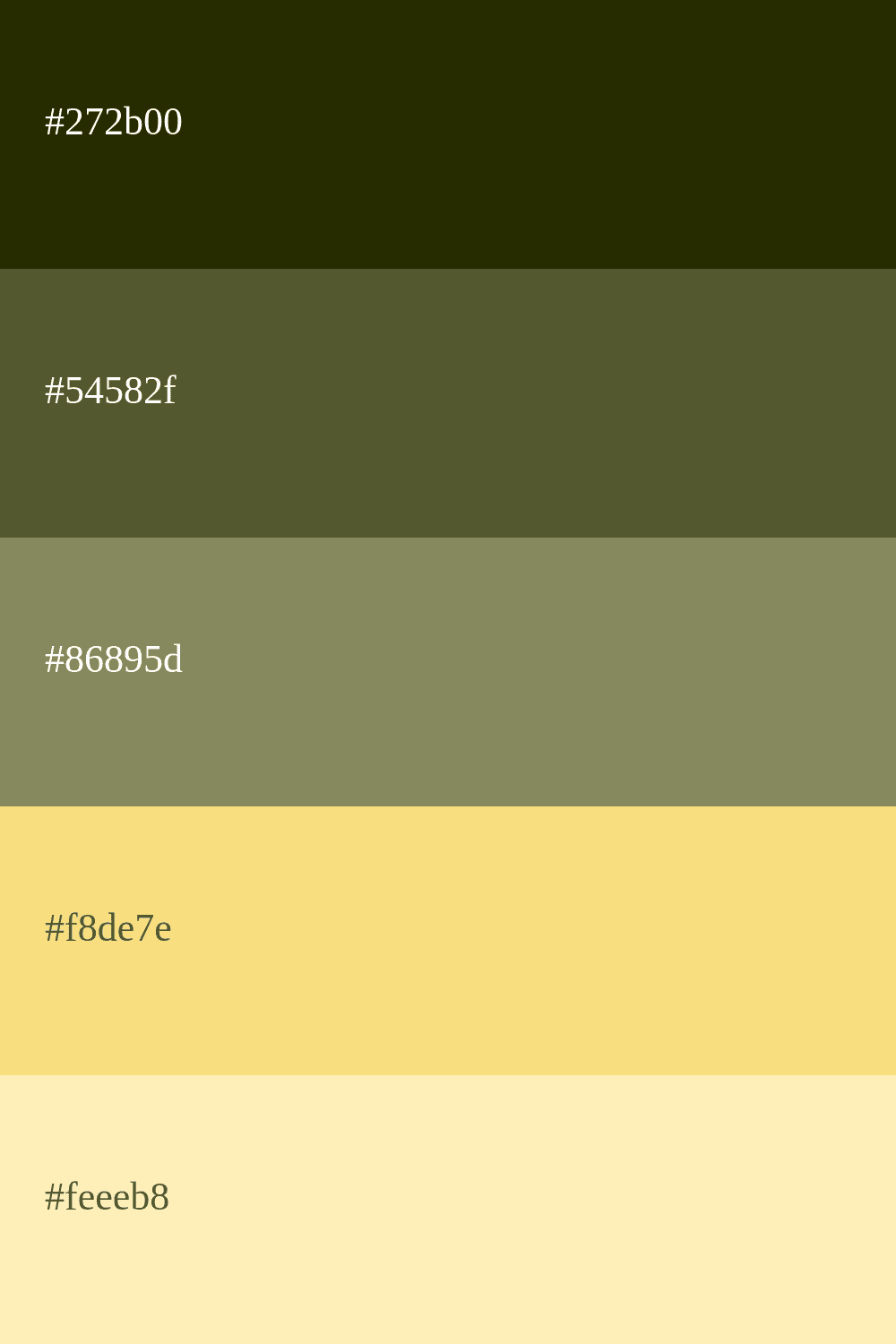 color verde oliva y jazmin