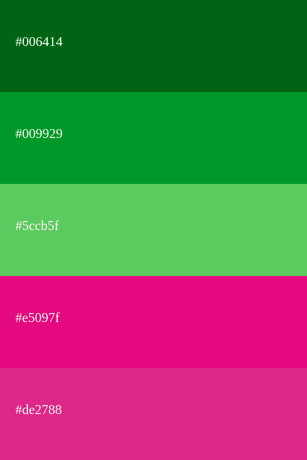 grüne und magenta Farbe