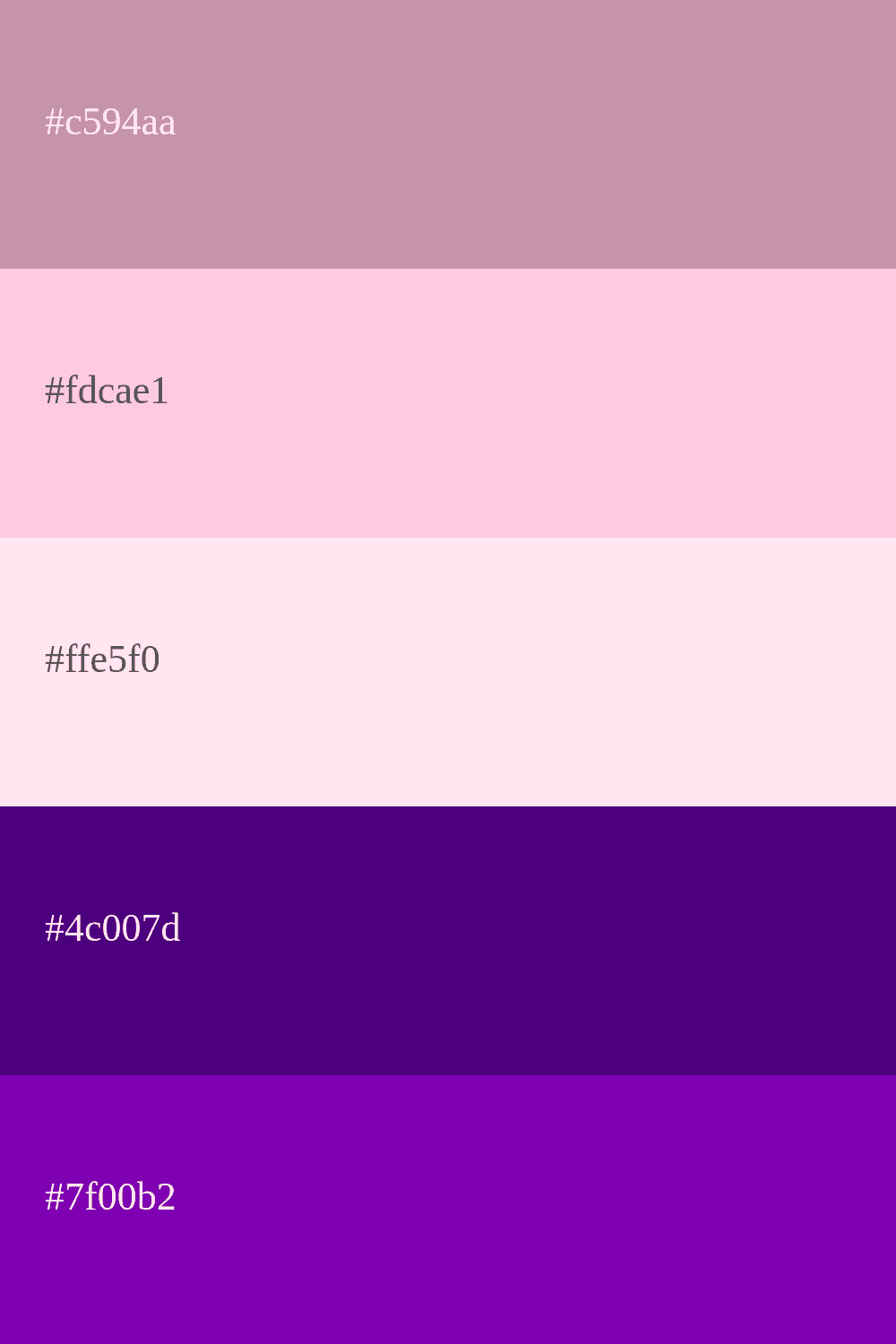 rosa pastel e roxo