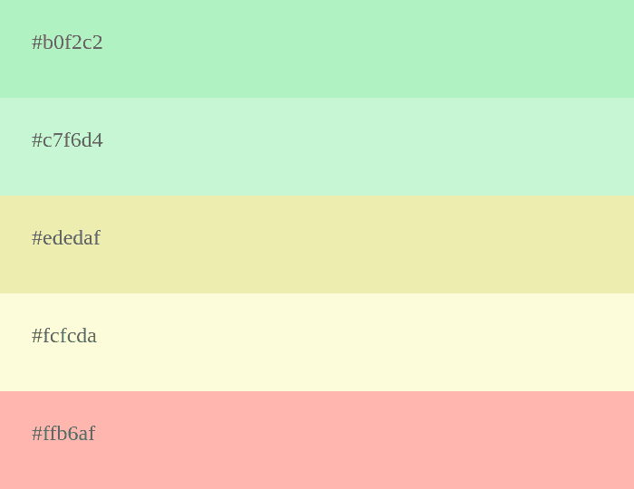 Pastellfarbpalette mit Blau