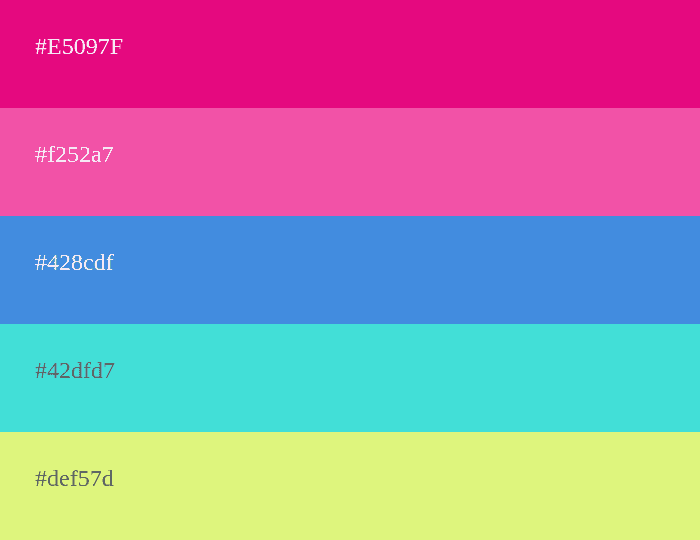 Magenta Farbkombination