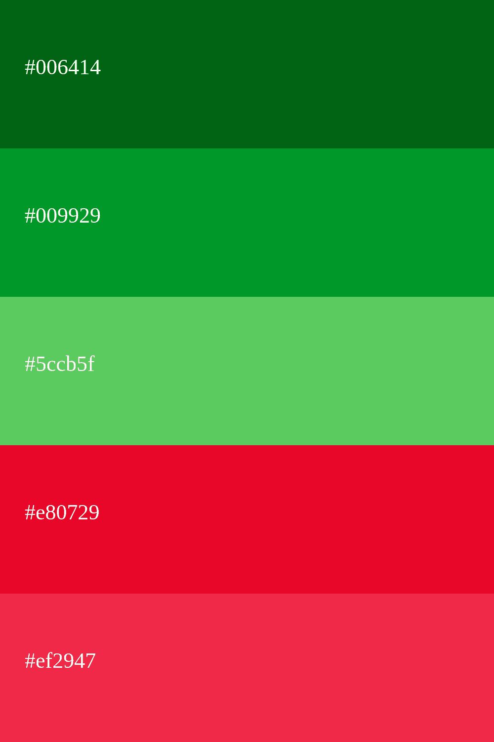 grüne und rote Farbe