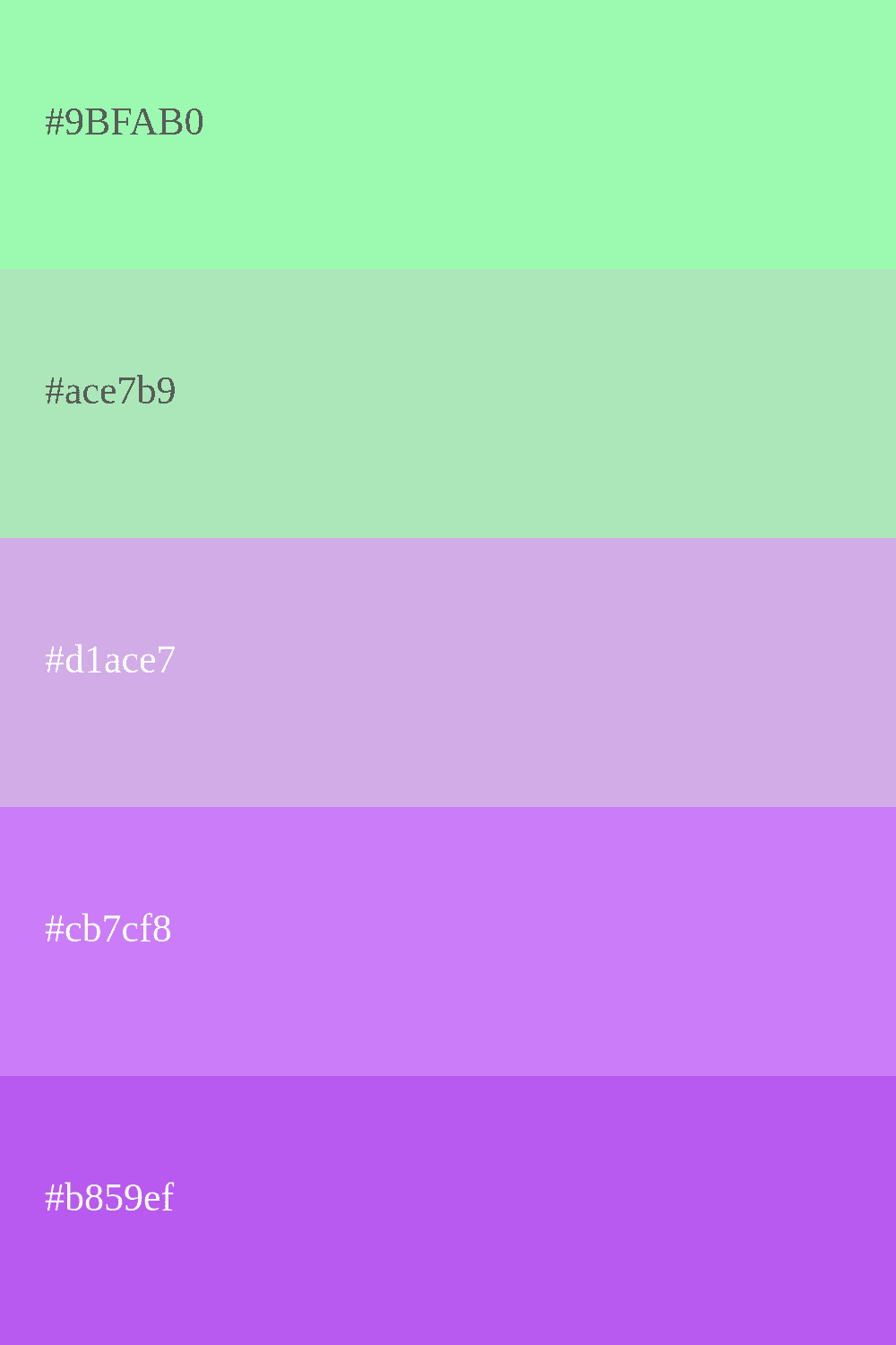 combinacion color menta vintage con violeta