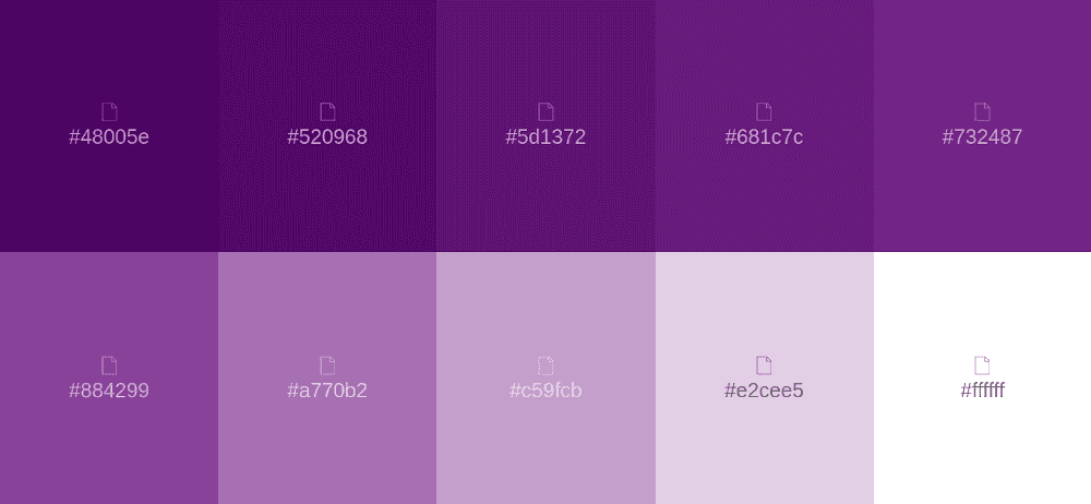 Violette Farbe