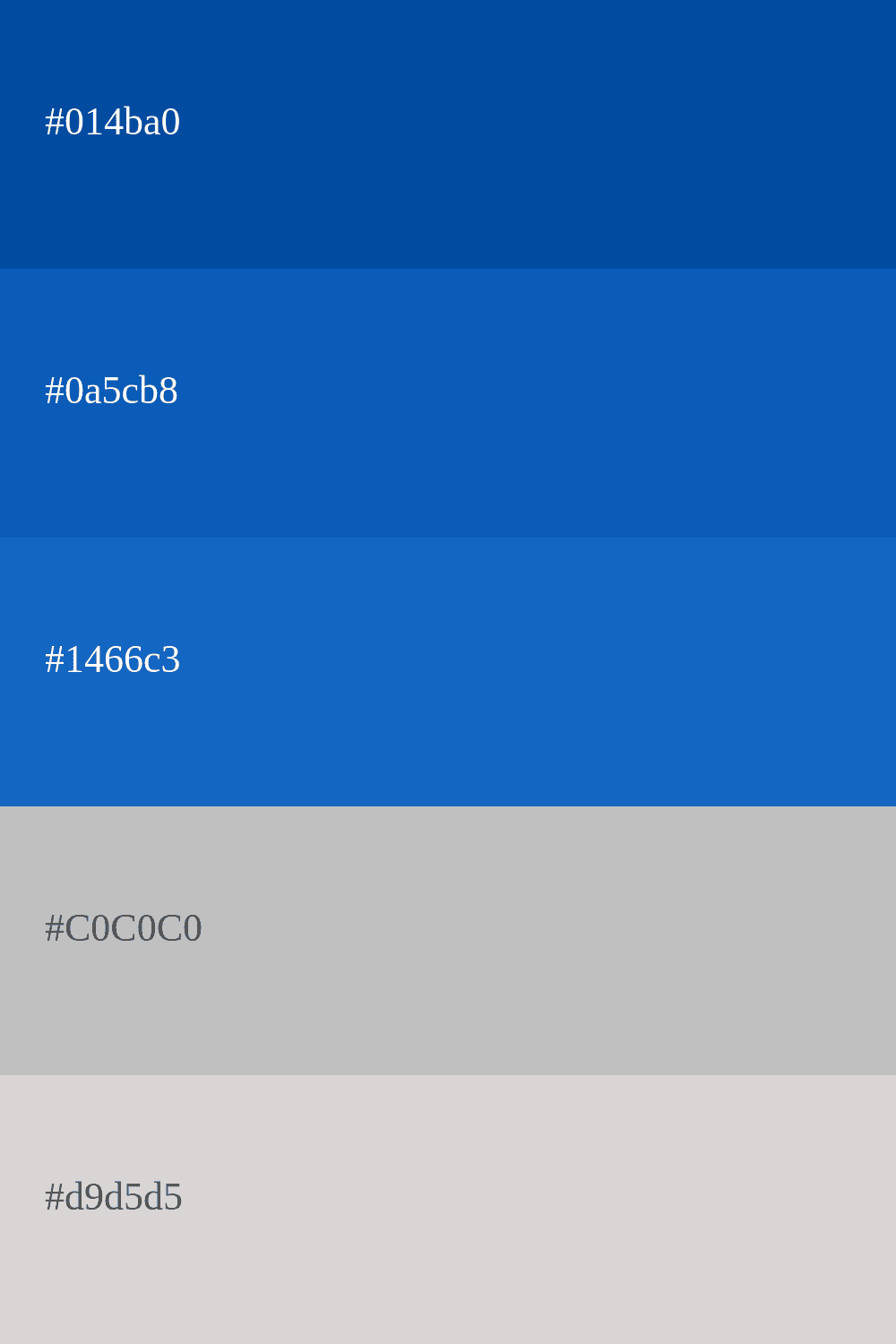 azul eléctrico y plateado