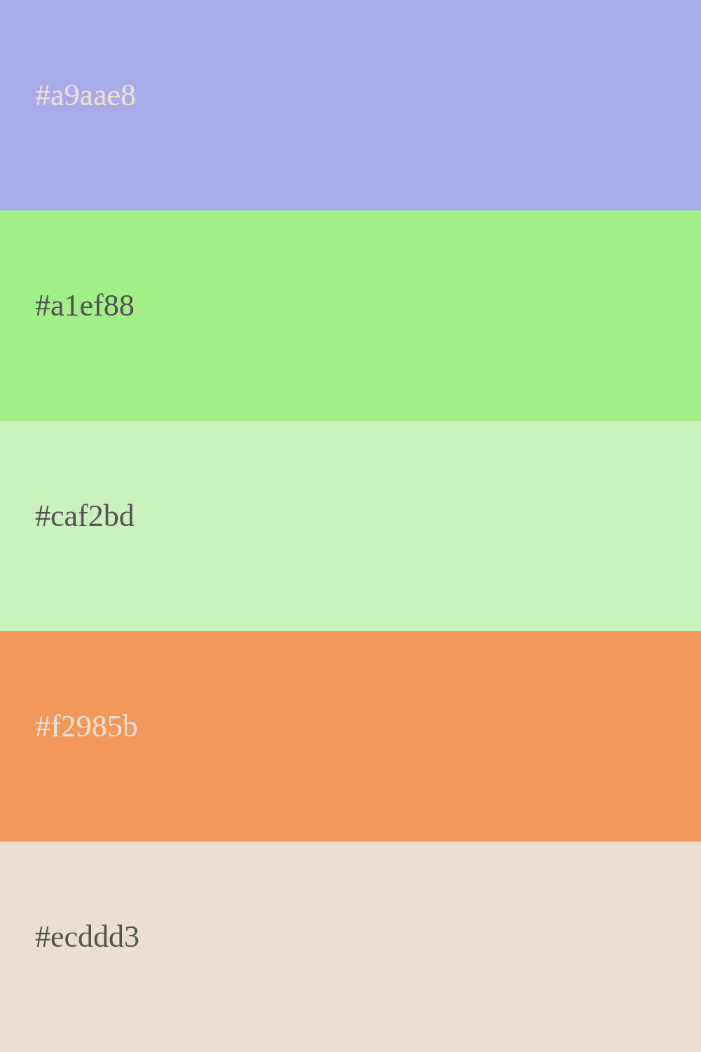 paleta de colores retro