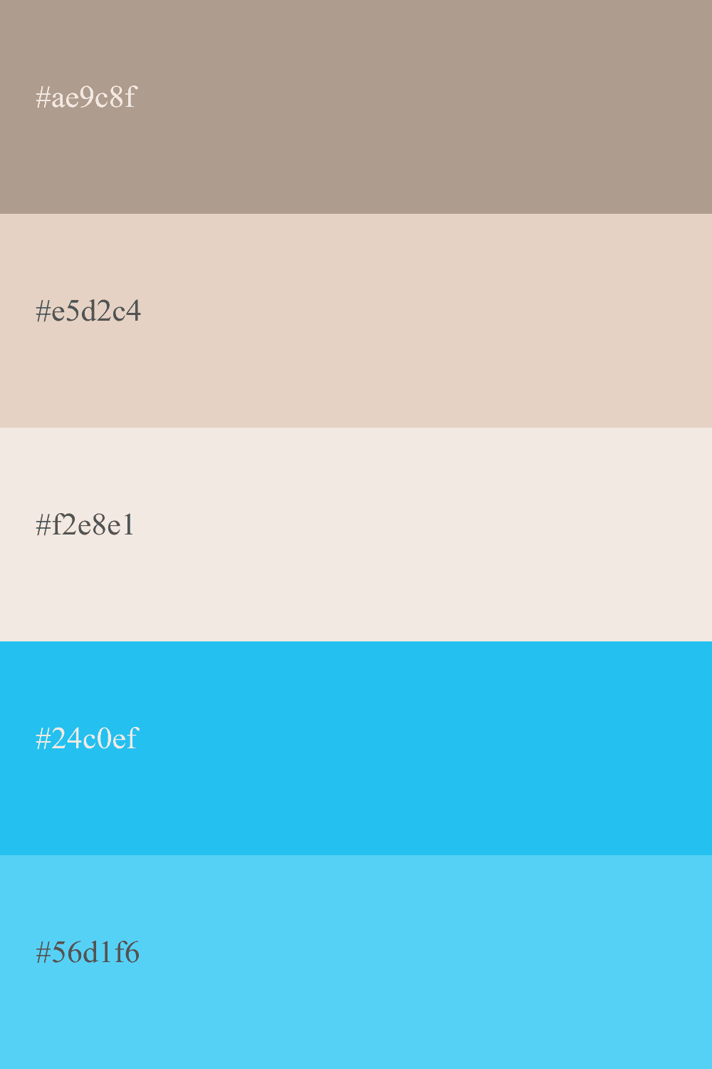 Nude und blaue Farbe