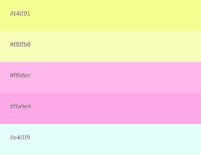 HTML Farbpalette