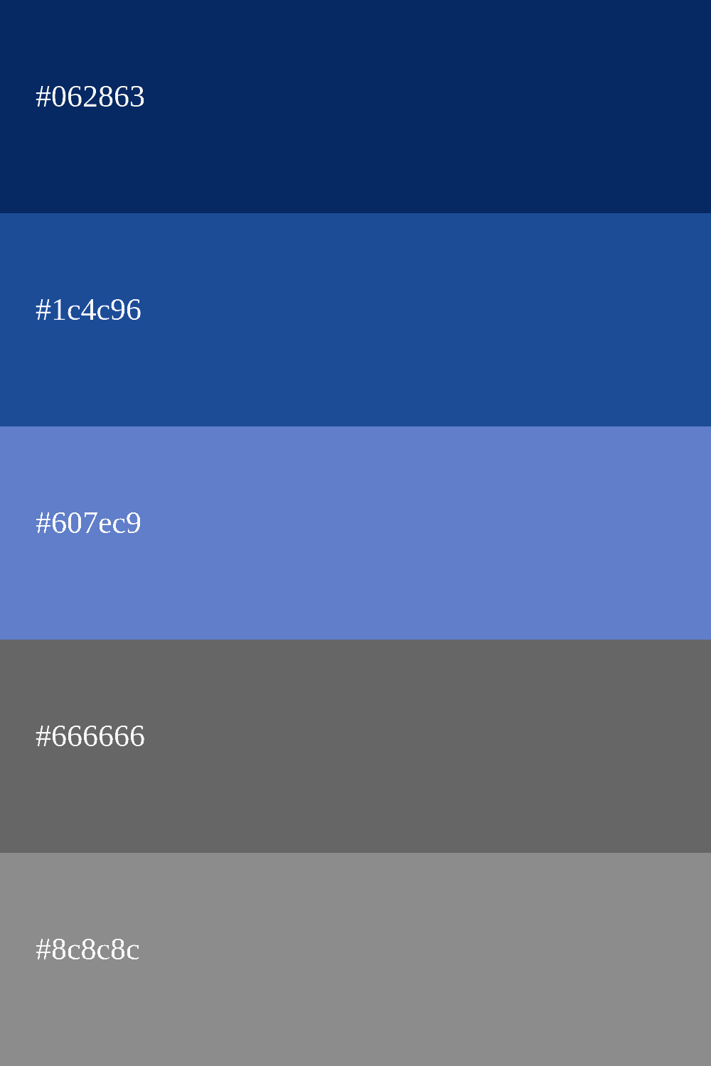 couleur indigo et gris