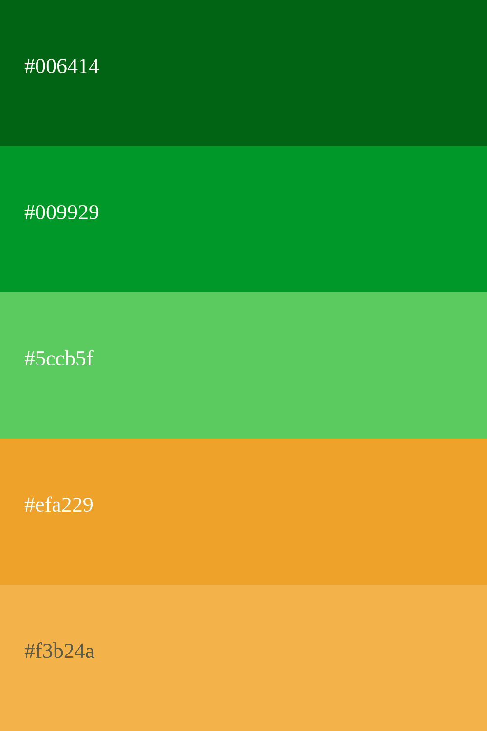 grüne und orange Farbe