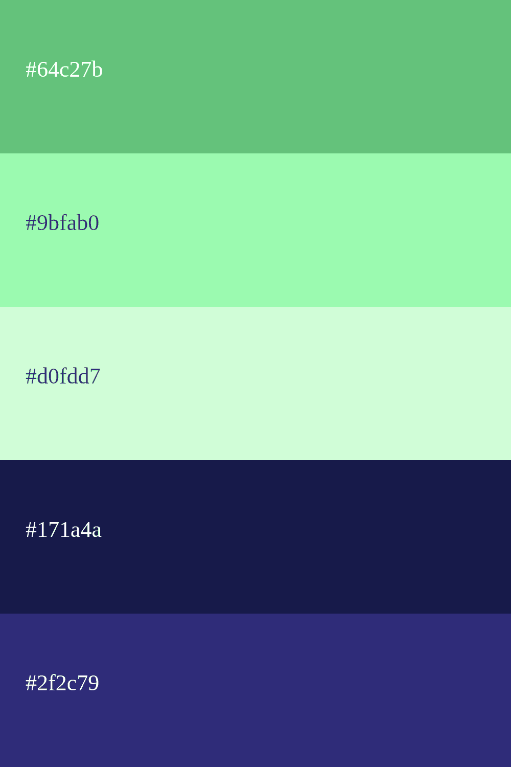 color verde menta y azul marino