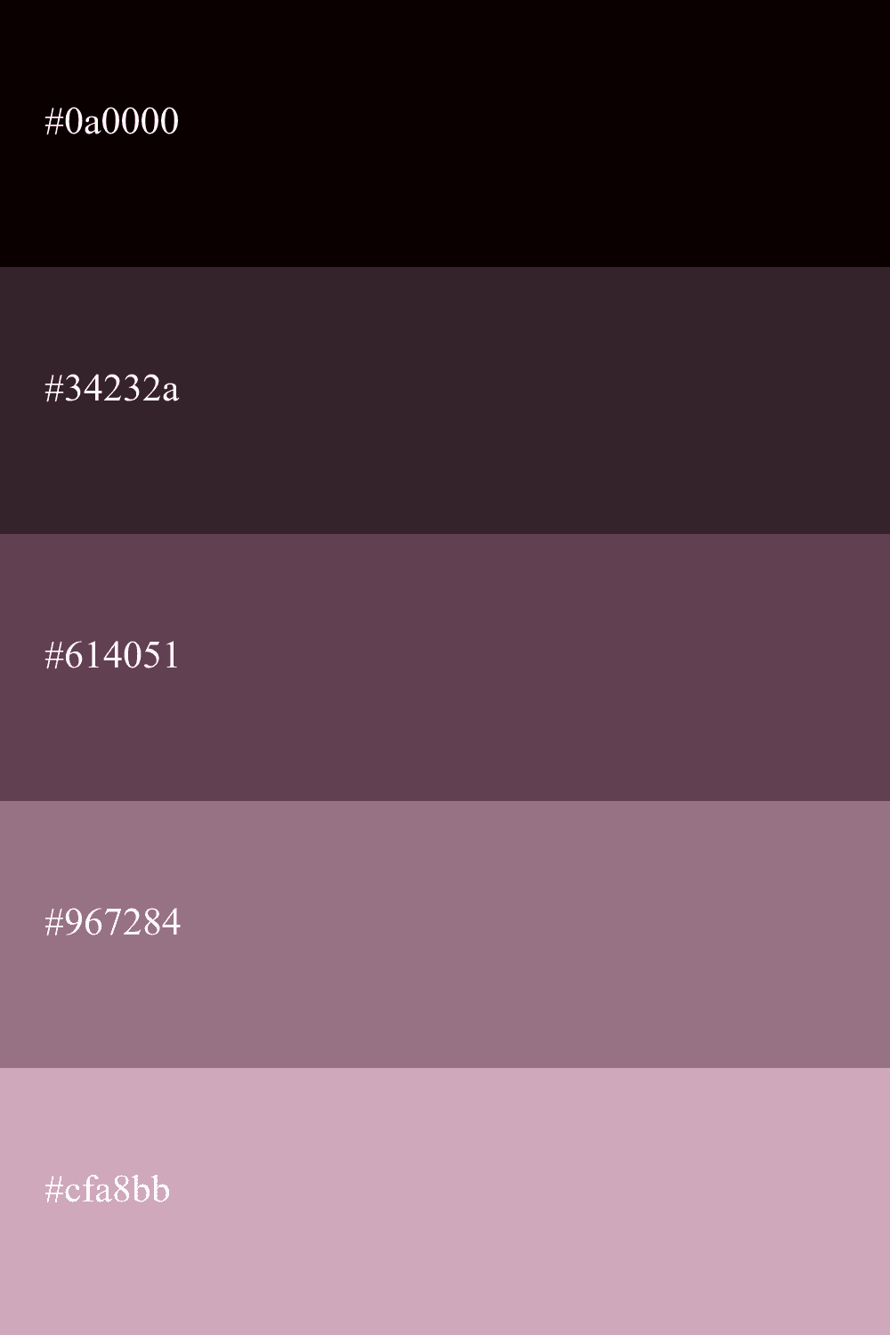 Auberginen Farbpalette