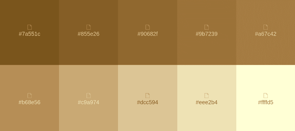 Taupe Farbpalette