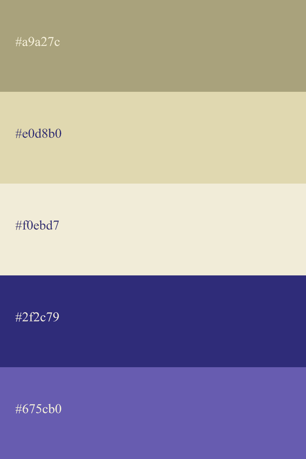 Khaki und Marineblau