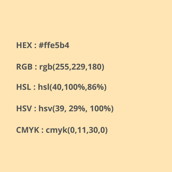 códigos del color durazno